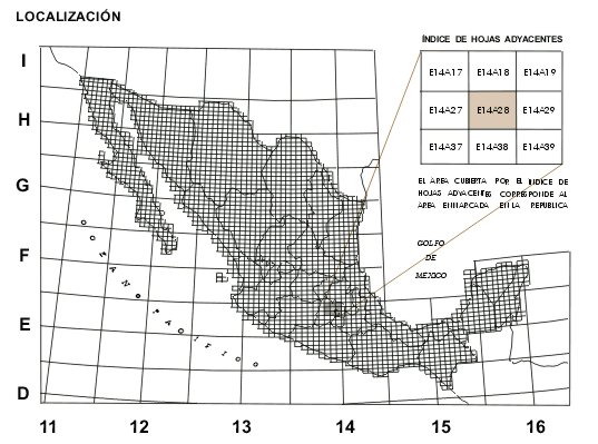 Mexican topo maps